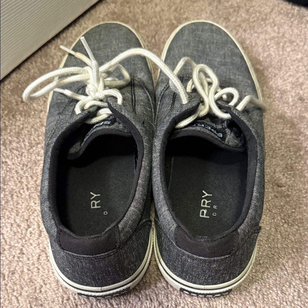 Sperry Gray Canvas Sneakers - Picture 7 of 7